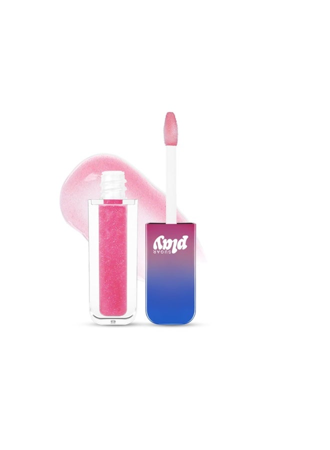 SUGAR Cosmetics PLAY POWER DRIP LIP GLOSS 01 Mood PINK - Image 1